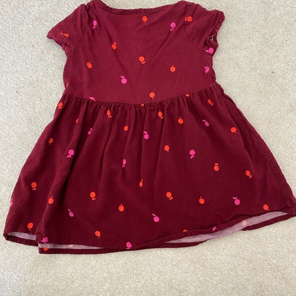 Cat & Jack Toddler Apple Dress Size 3T - Picture 2 of 4